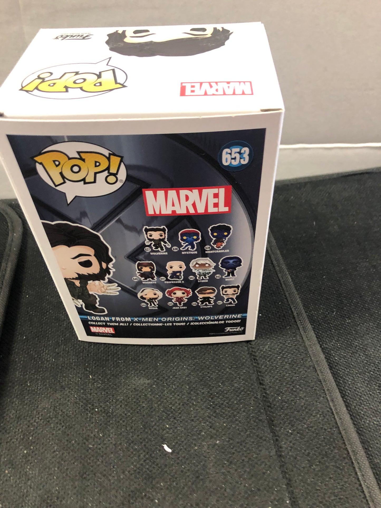 FUNKO POP MARVEL # 653 LOGAN MARVEL COLLECTOR CORPS EXCLUSIVE GOOD CONDITION