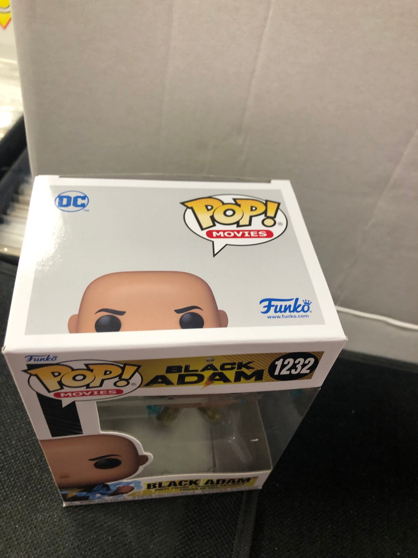 FUNKO POP POP MOVIES BLACK ADAM # 1232 BLACK ADAM GOOD CONDITION