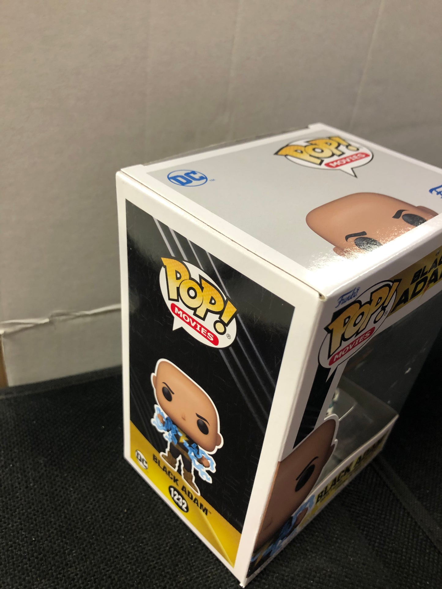 FUNKO POP POP MOVIES BLACK ADAM # 1232 BLACK ADAM GOOD CONDITION