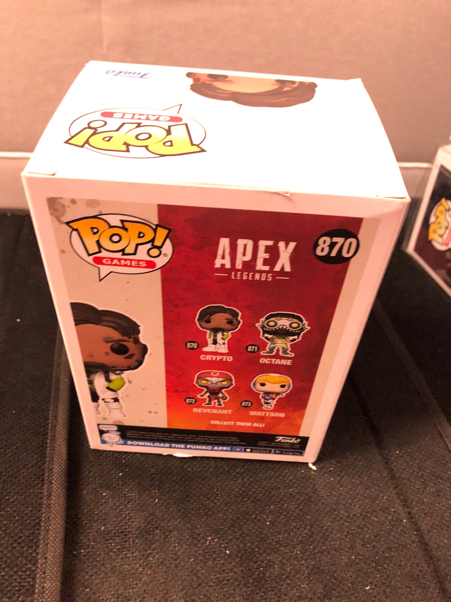 FUNKO POP POP GAMES APEX LEGENDS #870 CRYPTO GOOD CONDITION