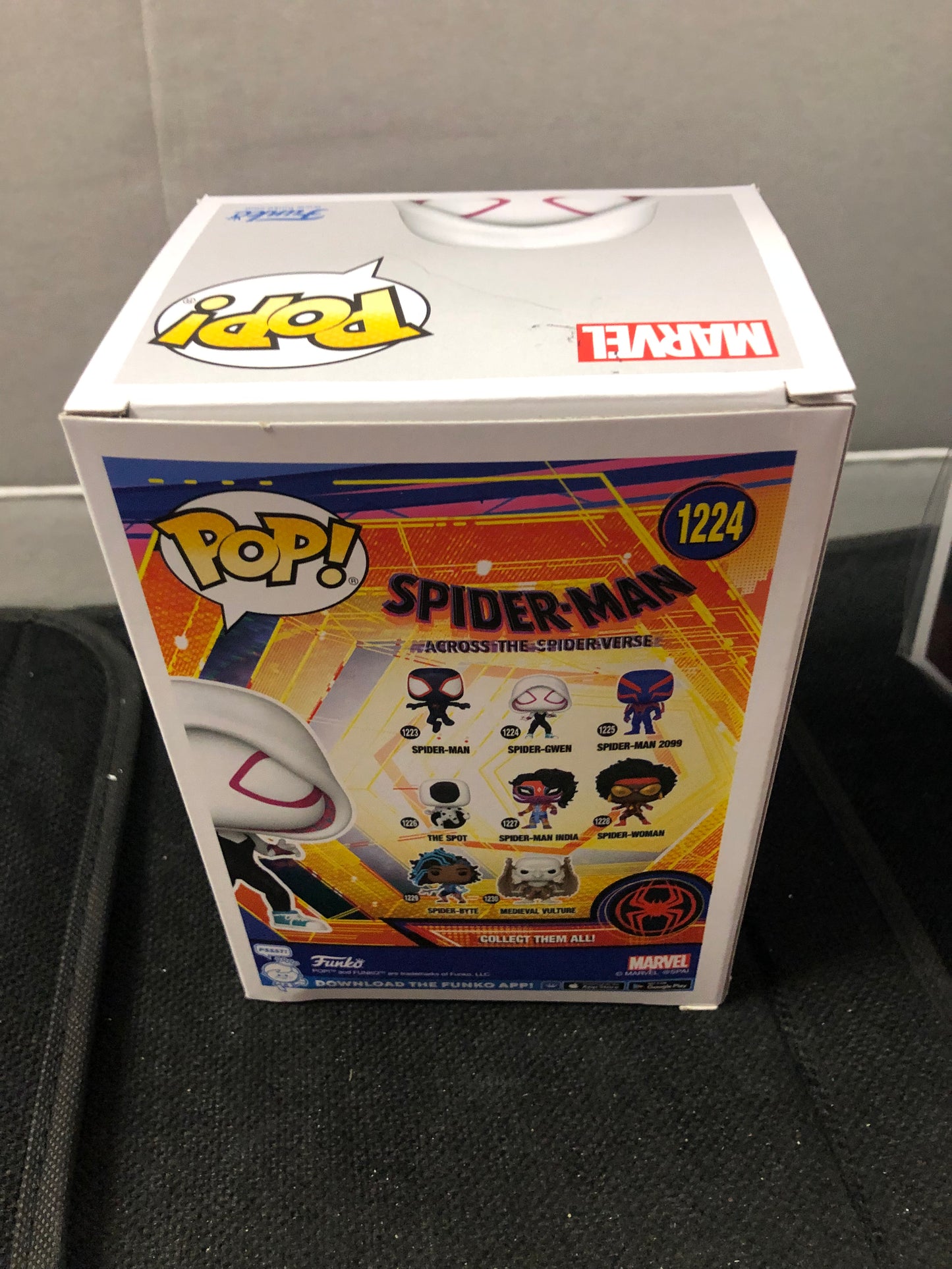 FUNKO POP SPIDER-MAN ACROSS THE SPIDER-VERSE #1224 SPIDER-GWEN GOOD CONDITION