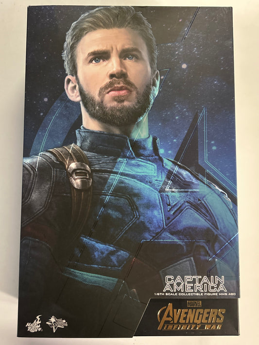 MARVEL SIDESHOW AVENGERS INFINITY WAR CAPTAIN AMERICA 1/6TH SCALE FIGURE LOOSE WITH EXCELLENT CONDITION BOX