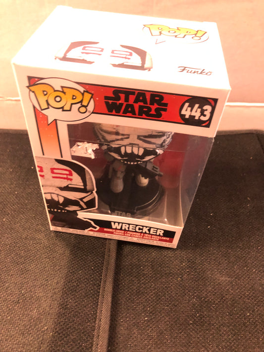 FUNKO POP STAR WARS # 443  WRECKER GOOD CONDITION