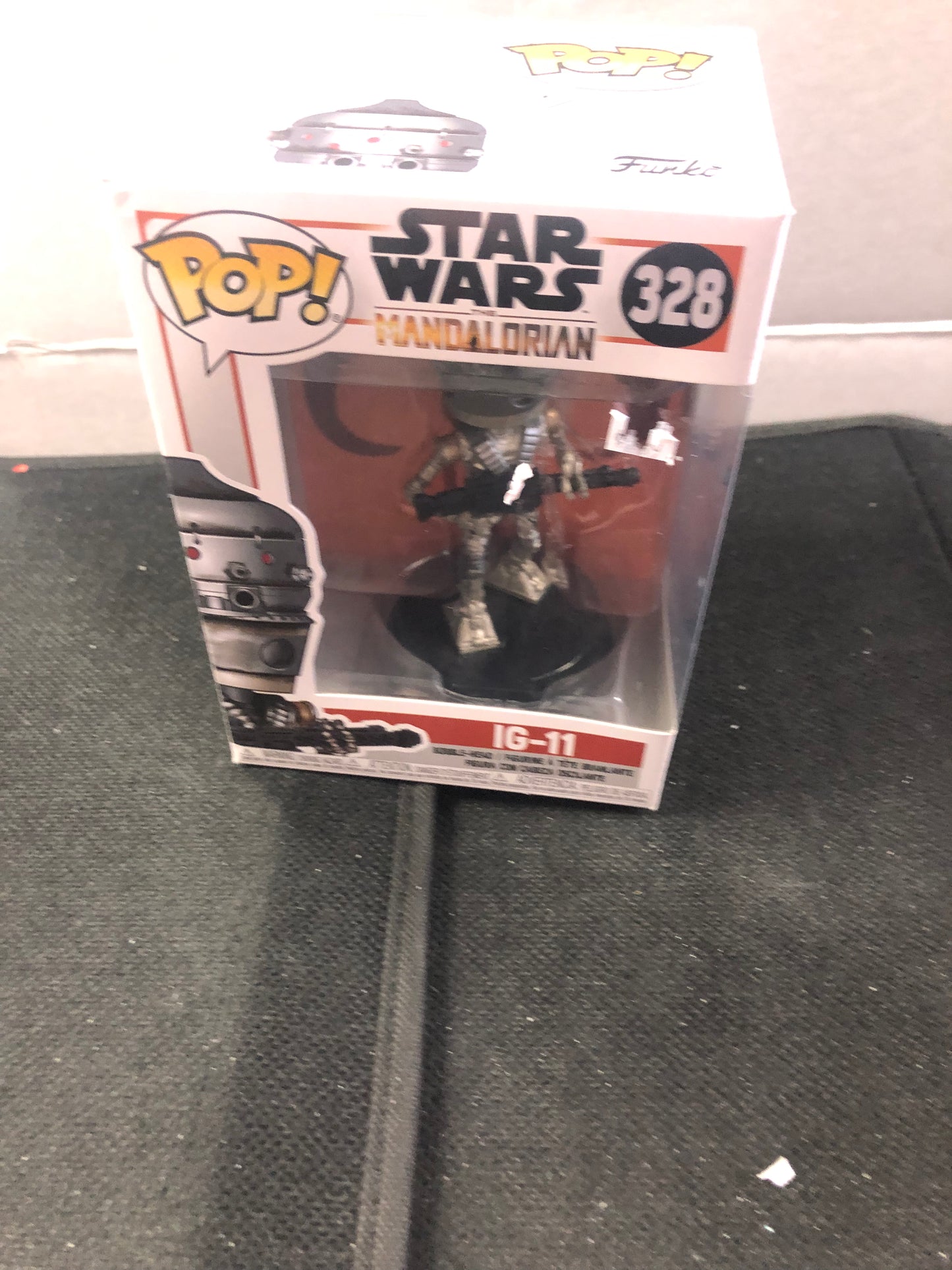 FUNKO POP STAR WARS THE MANDALORIAN # 328 IG-11 GOOD CONDITION