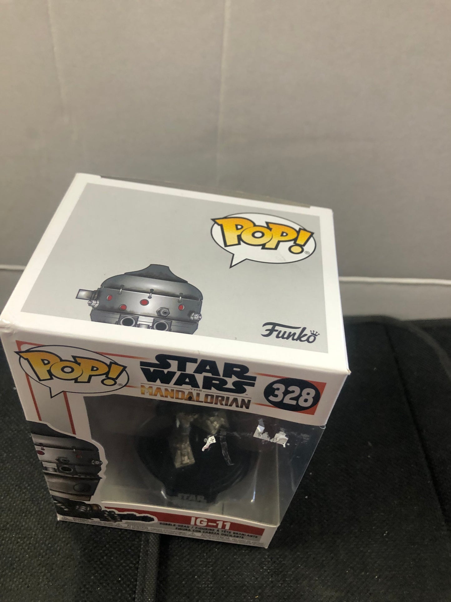 FUNKO POP STAR WARS THE MANDALORIAN # 328 IG-11 GOOD CONDITION