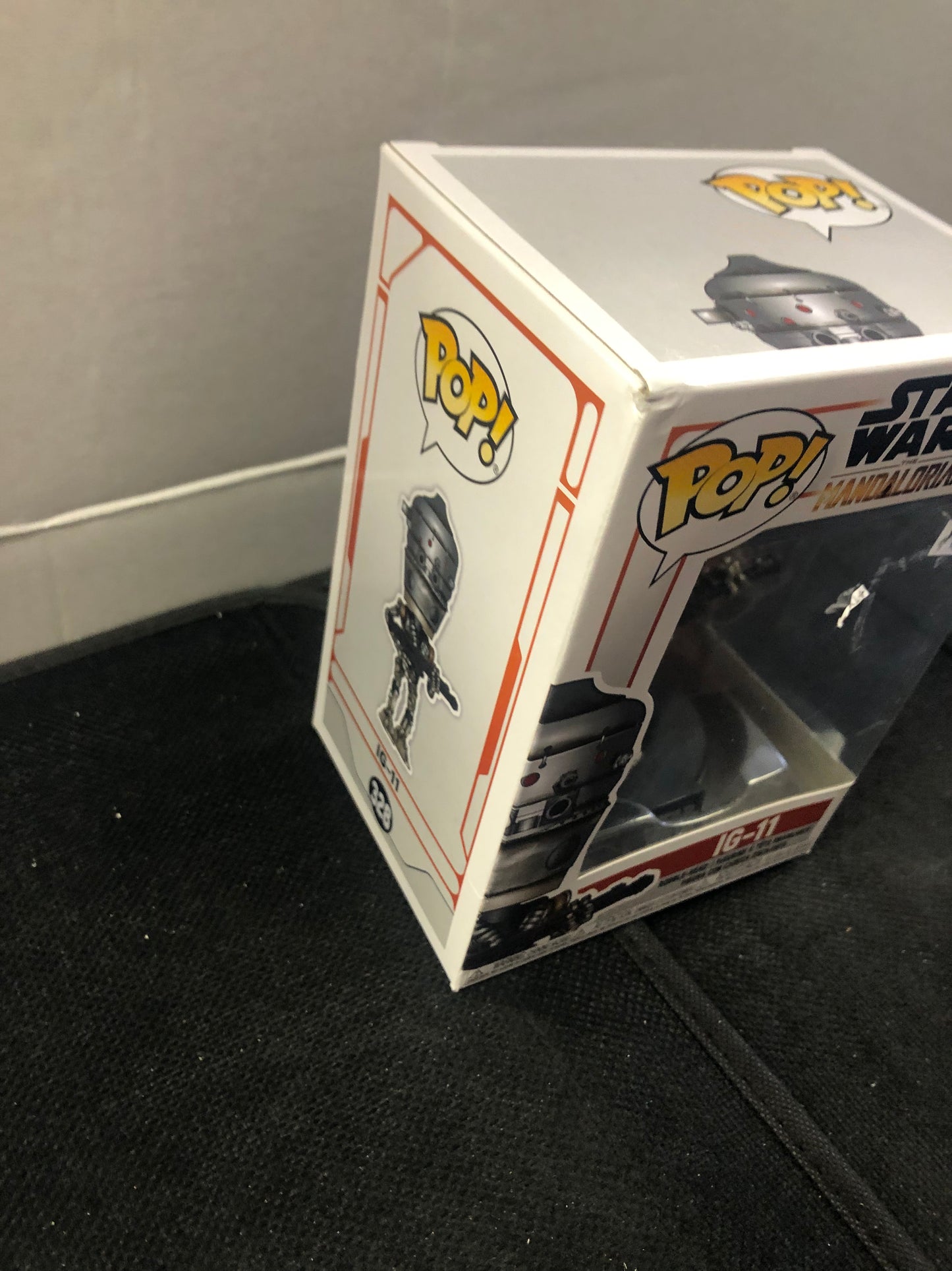 FUNKO POP STAR WARS THE MANDALORIAN # 328 IG-11 GOOD CONDITION