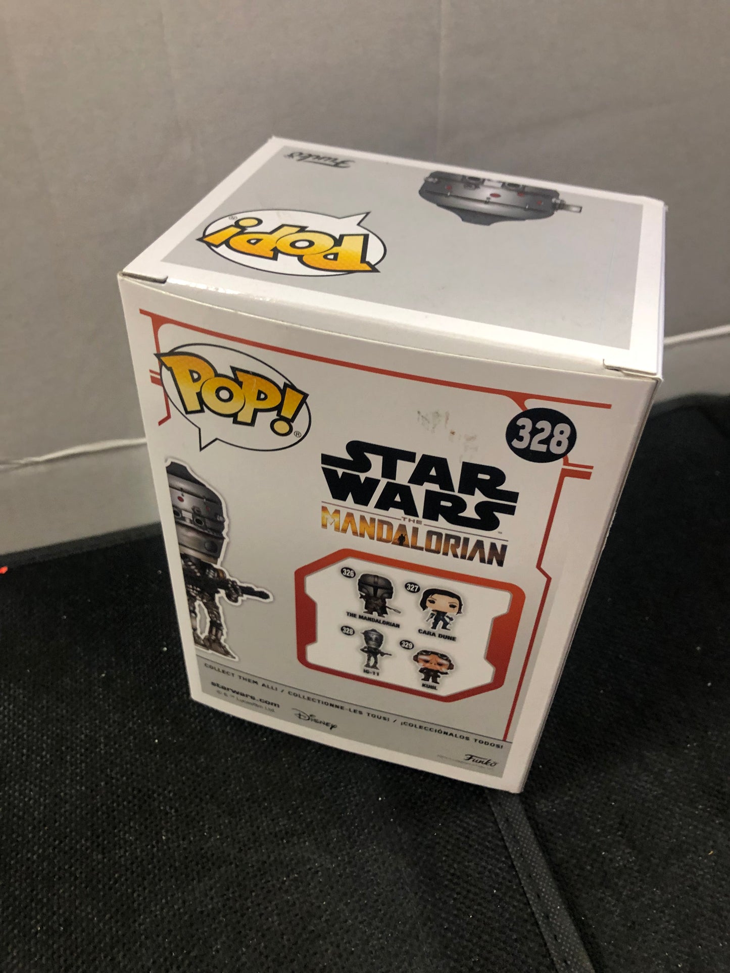 FUNKO POP STAR WARS THE MANDALORIAN # 328 IG-11 GOOD CONDITION