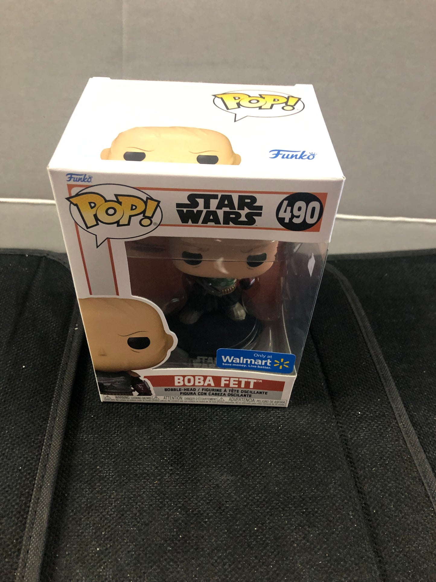 FUNKO POP STAR WARS # 490 BOBA FETT WALMART EXCLUSIVE GOOD CONDITION