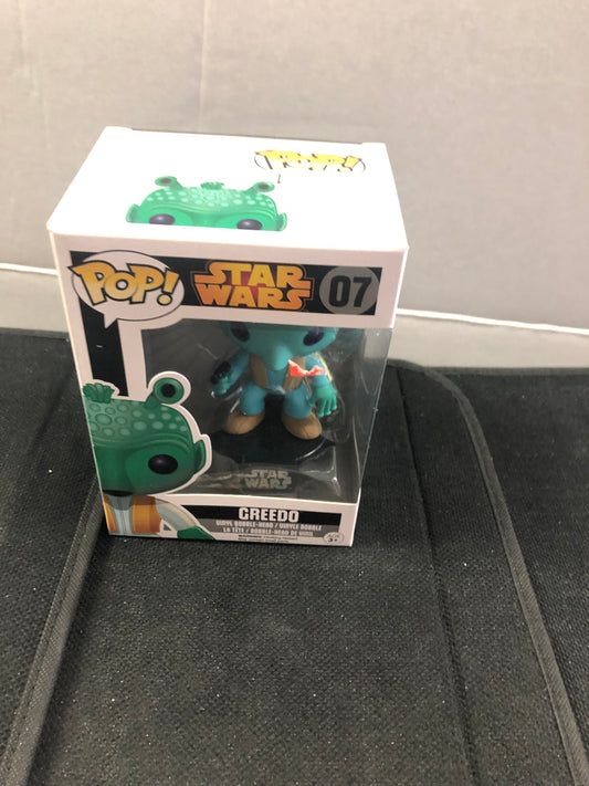 FUNKO POP STAR WARS #07 GREEDO GOOD CONDITION