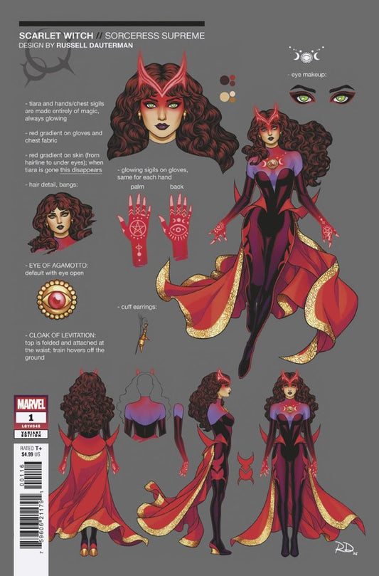 MARVEL COMICS SORCERER SUPREME #1 RUSSELL DAUTERMAN VARIANT 1:10