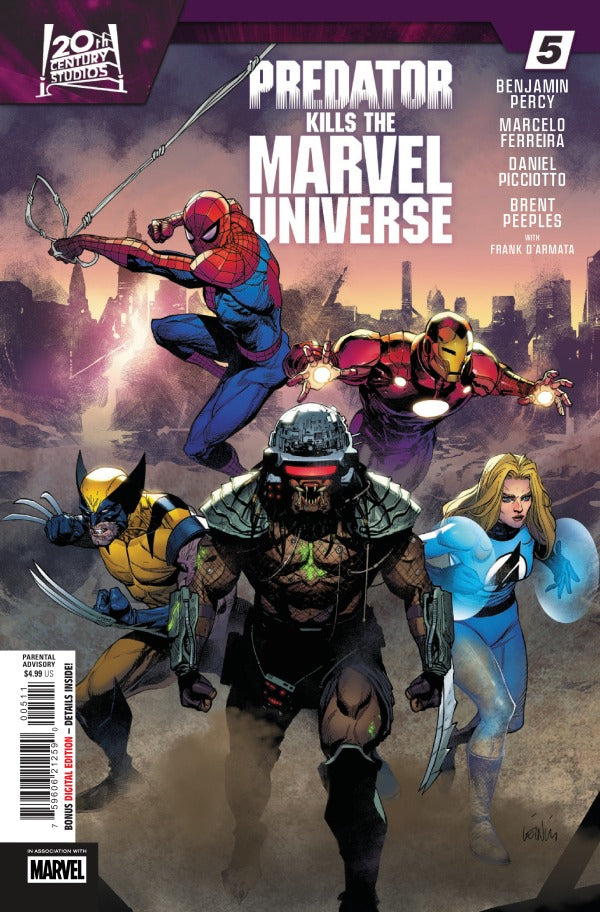 MARVEL COMICS PREDATOR KILLS THE MARVEL UNIVERSE #5