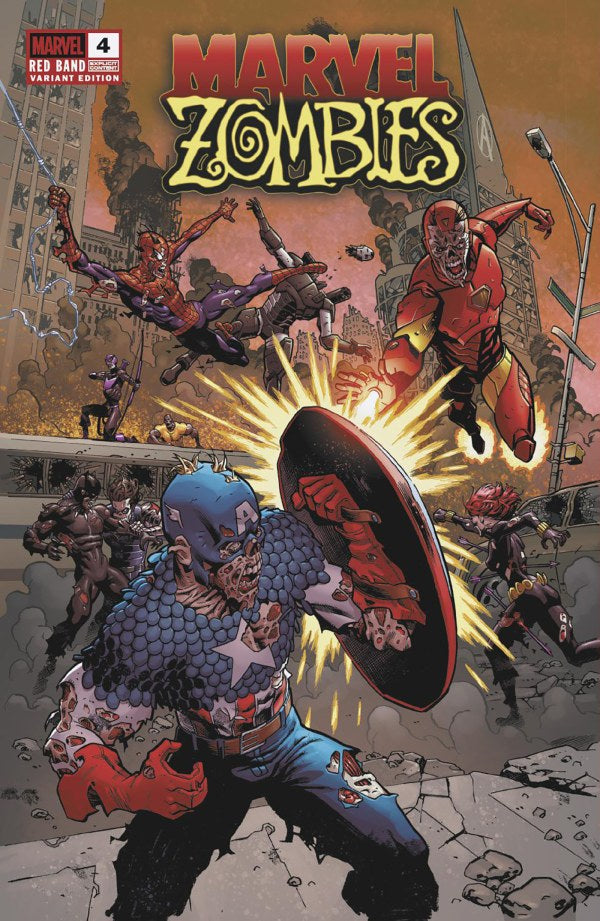 MARVEL COMICS MARVEL ZOMBIES: RED BAND #4 MIKE HAWTHORNE VARIANT [POLYBAGGED]