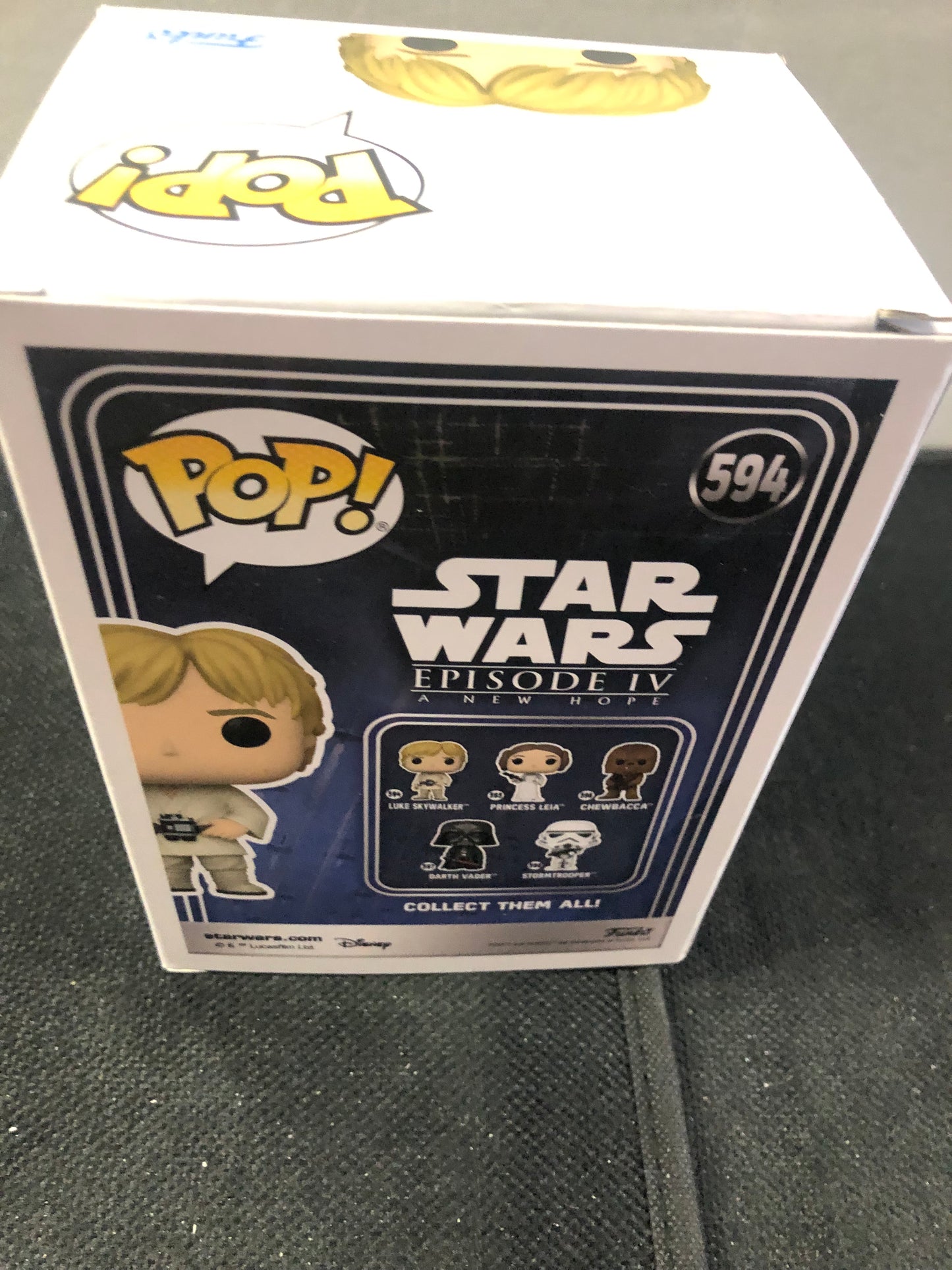 FUNKO POP STAR WARS # 594 LUKE SKYWALKER  A NEW HOPE GOOD CONDITION