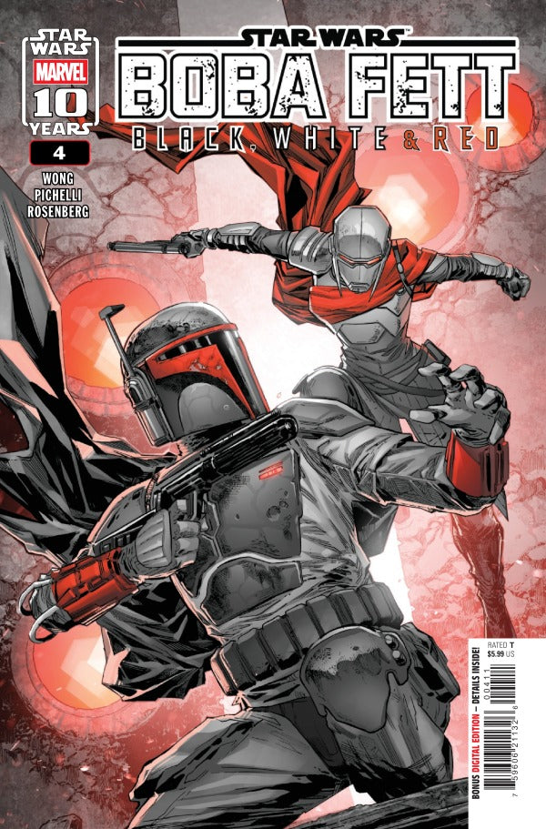 MARVEL COMICS STAR WARS: BOBA FETT - BLACK, WHITE & RED #4