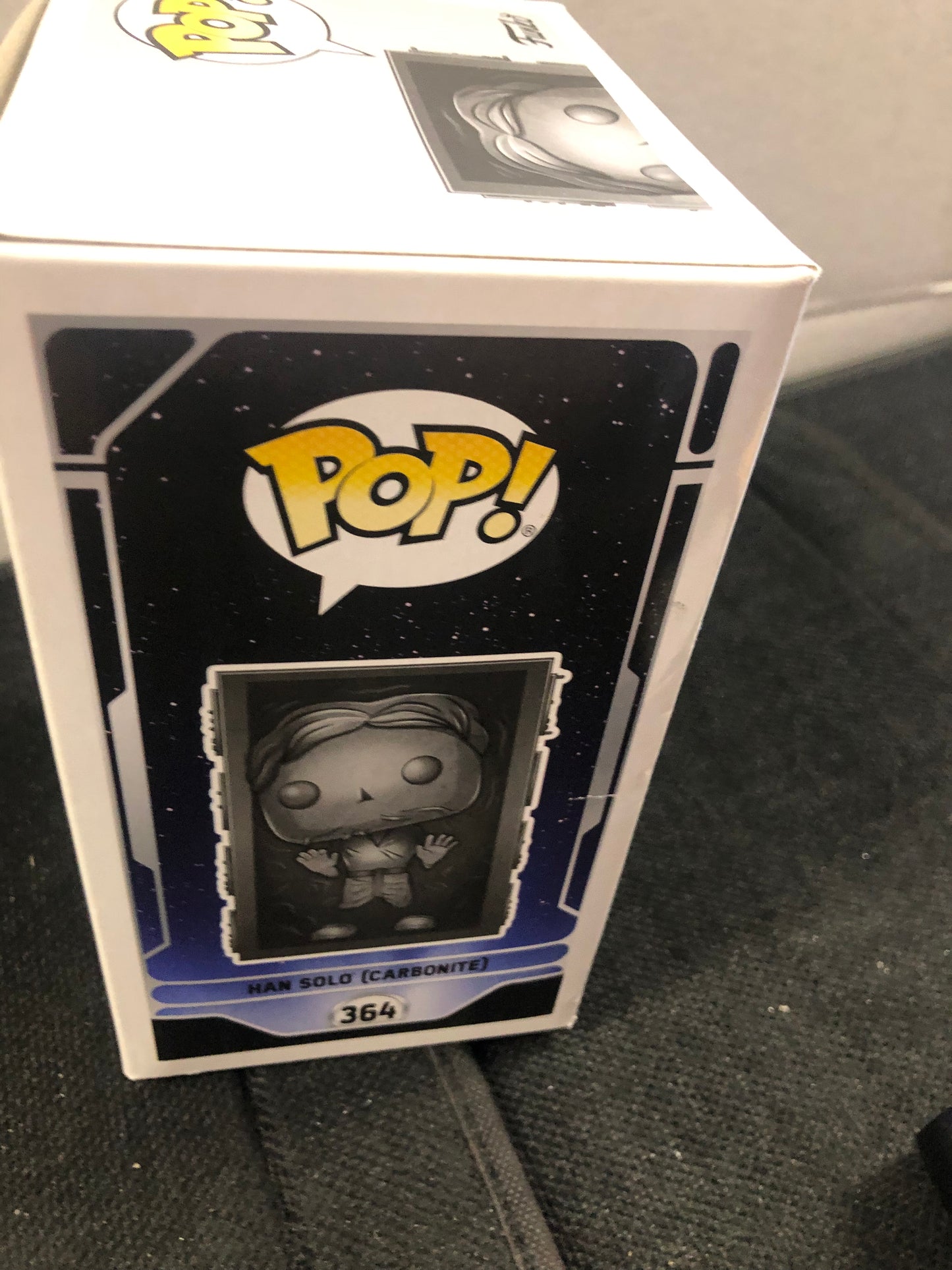 FUNKO POP STAR WARS # 364 HAN SOLO CARBONITE GOOD CONDITION