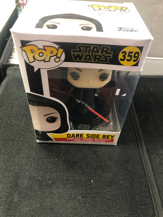 FUNKO POP STAR WARS # 359 DARK SIDE REY GOOD CONDITION