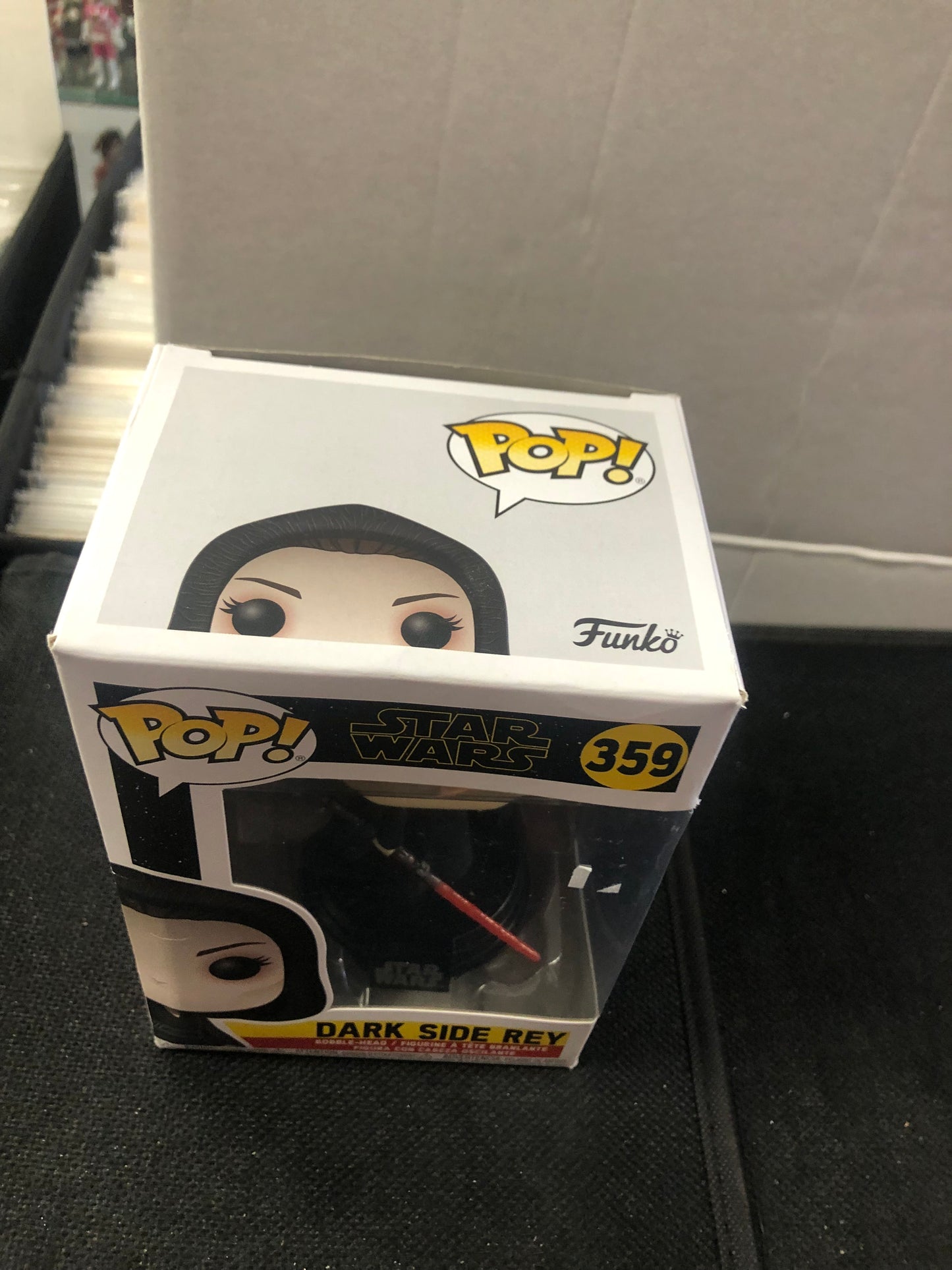 FUNKO POP STAR WARS # 359 DARK SIDE REY GOOD CONDITION