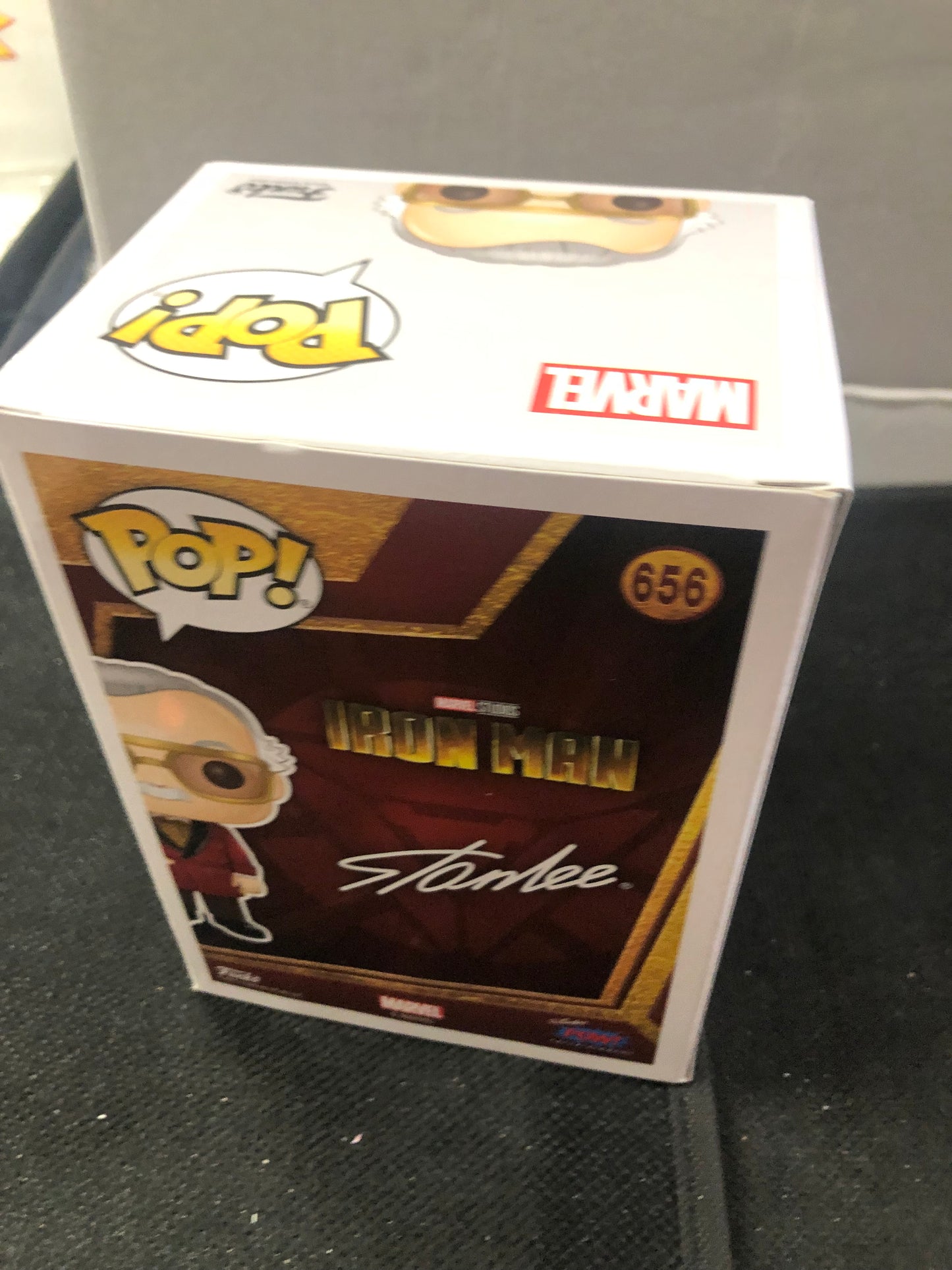 FUNKO POP IRON MAN #656 STAN LEE 2020 SUMMER CONVENTION LIMITED EDITION EXCLUSIVE GOOD CONDITION