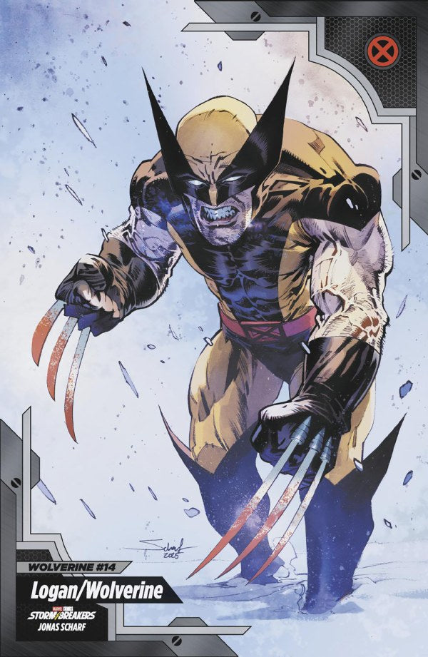 MARVEL COMICS WOLVERINE #14 JONAS SCHARF X-MEN TRADING CARD VARIANT