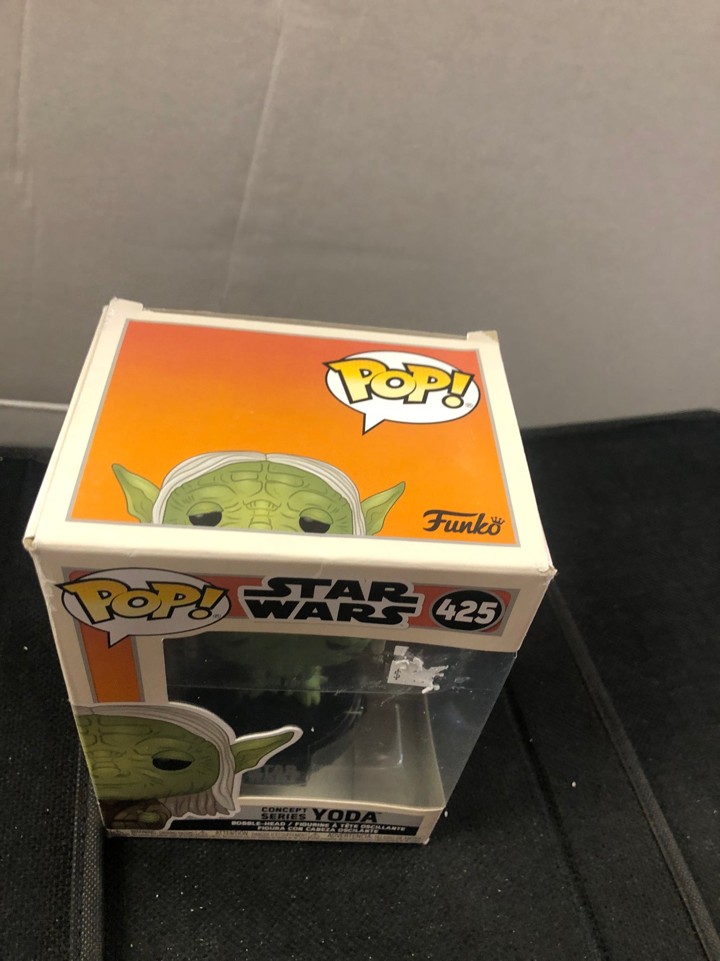 FUNKO POP STAR WARS #425 CONCEPT ART YODA GOOD CONDITION