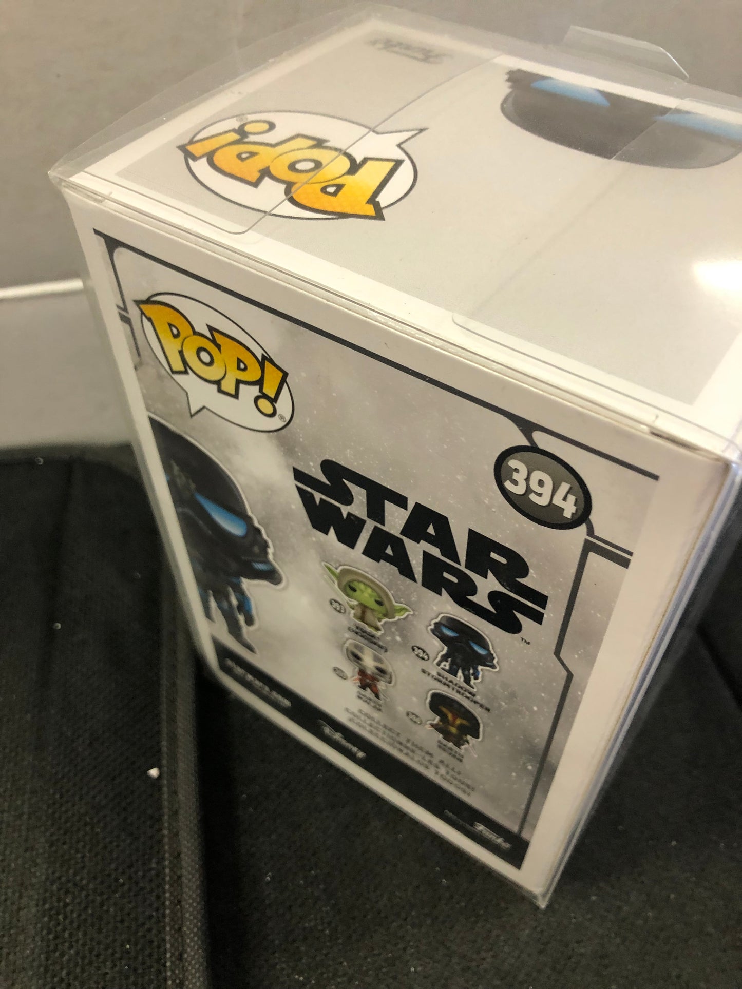 FUNKO POP STAR WARS #394 SHADOW STORMTROOPER GAMESTOP EXCLUSIVE GOOD CONDITION