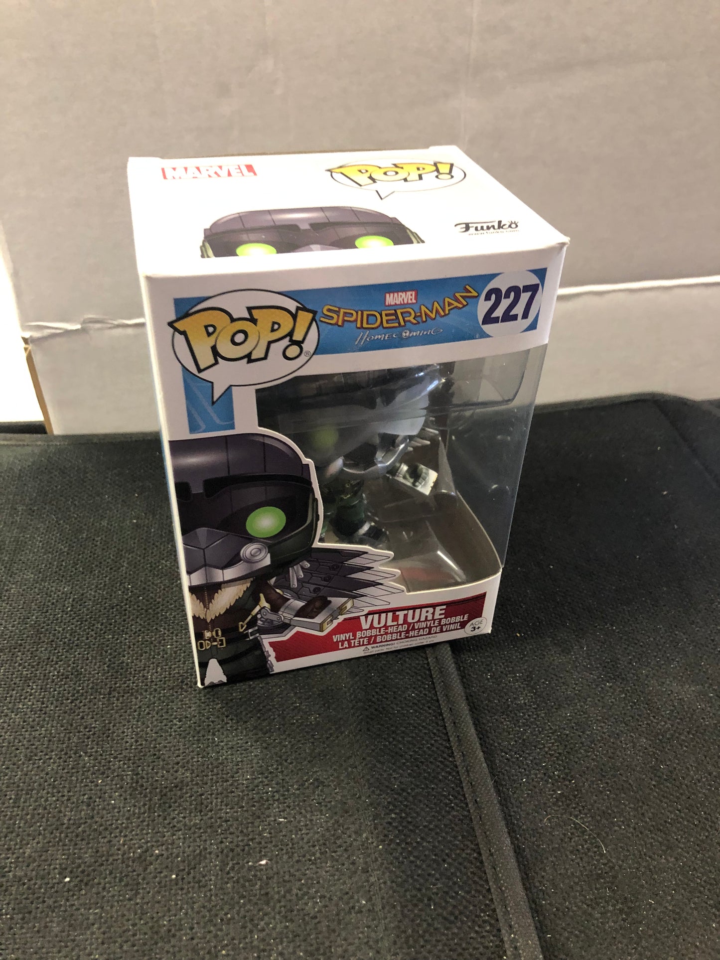 FUNKO POP SPIDER-MAN HOMECOMING # 227 VULTURE GOOD CONDITION