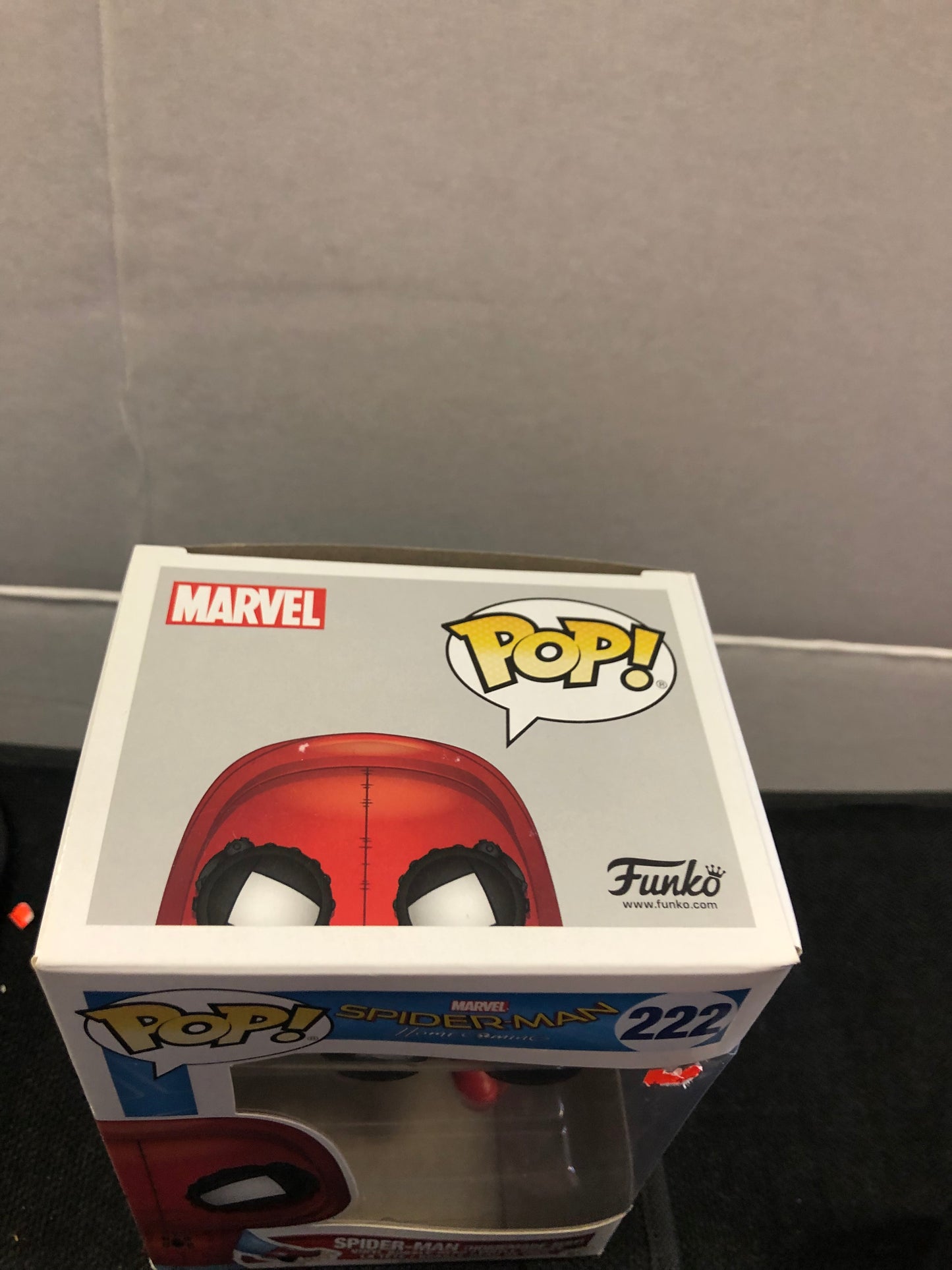 FUNKO POP SPIDER-MAN HOMECOMING #222 SPIDER-MAN HOMEMADE SUIT GOOD CONDITION