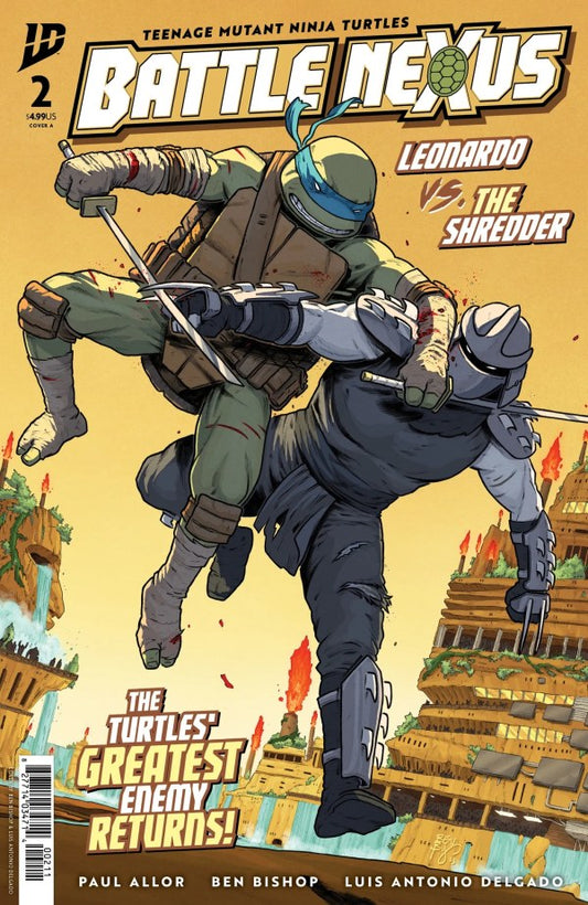 IDW COMICS Teenage Mutant Ninja Turtles: Battle Nexus #2 Variant B (Ortiz)