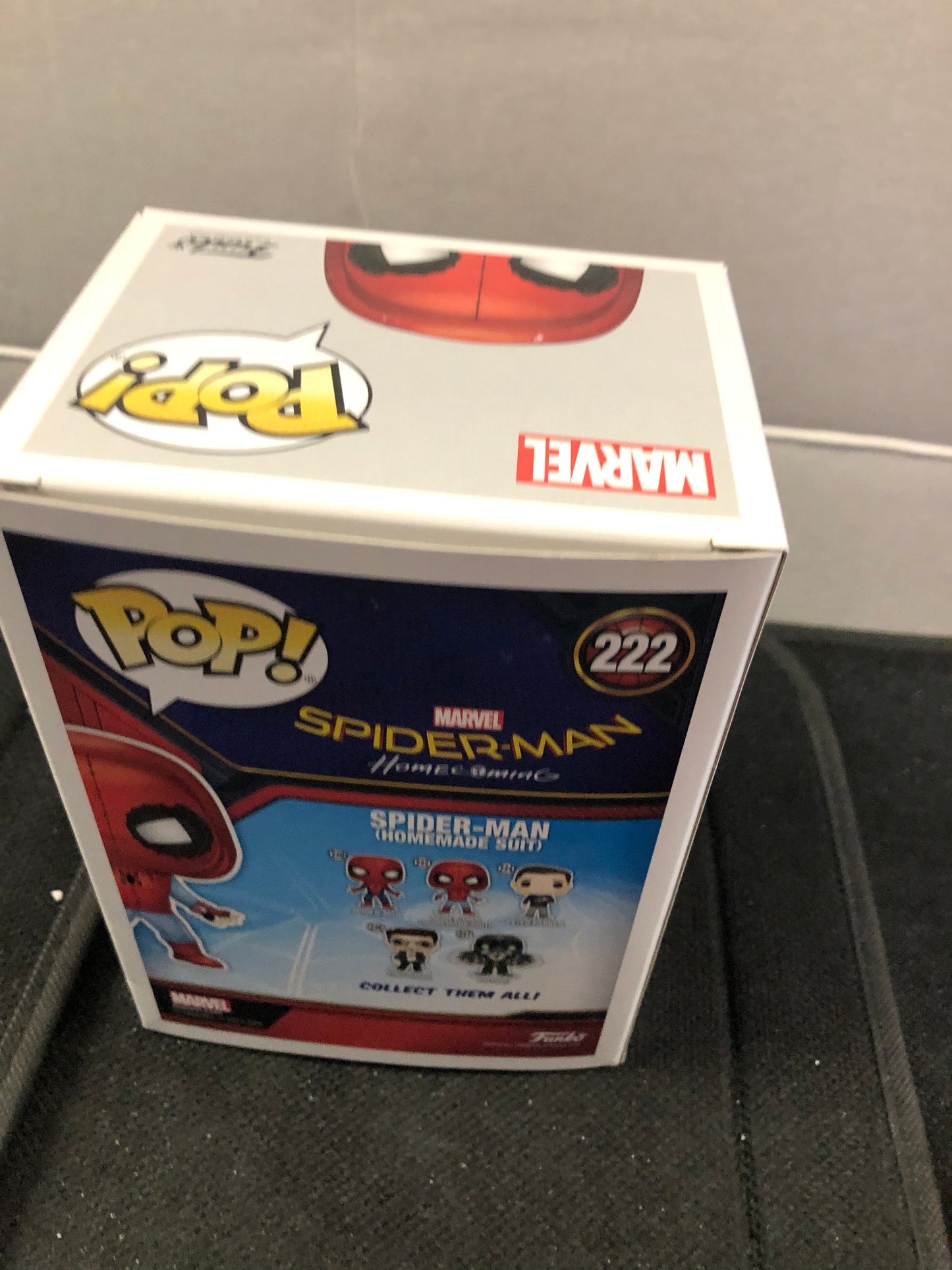 FUNKO POP SPIDER-MAN HOMECOMING #222 SPIDER-MAN HOMEMADE SUIT GOOD CONDITION