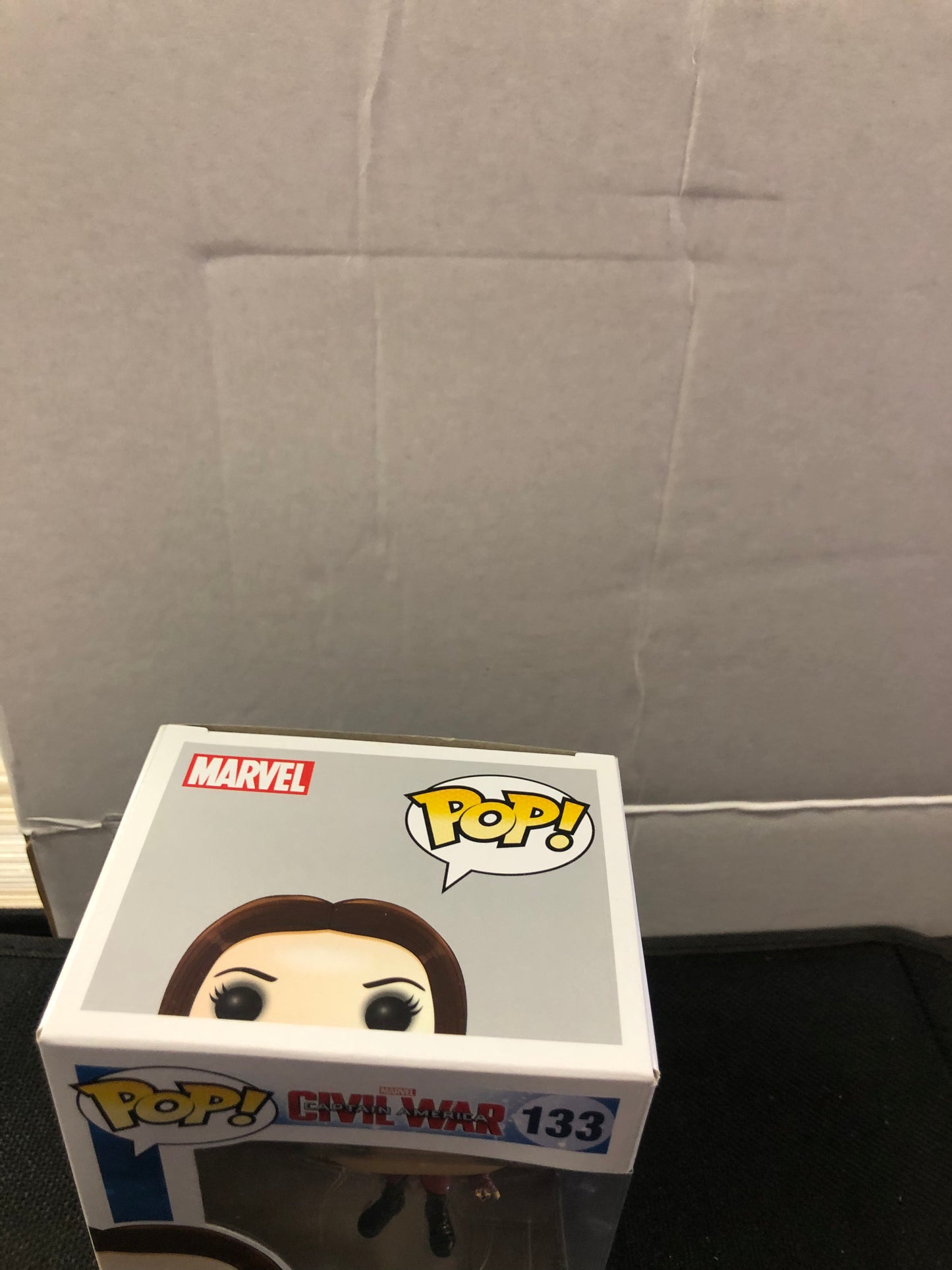 FUNKO POP CAPTAIN AMERICA CIVIL WAR # 133 SCARLET WITCH GOOD CONDITION