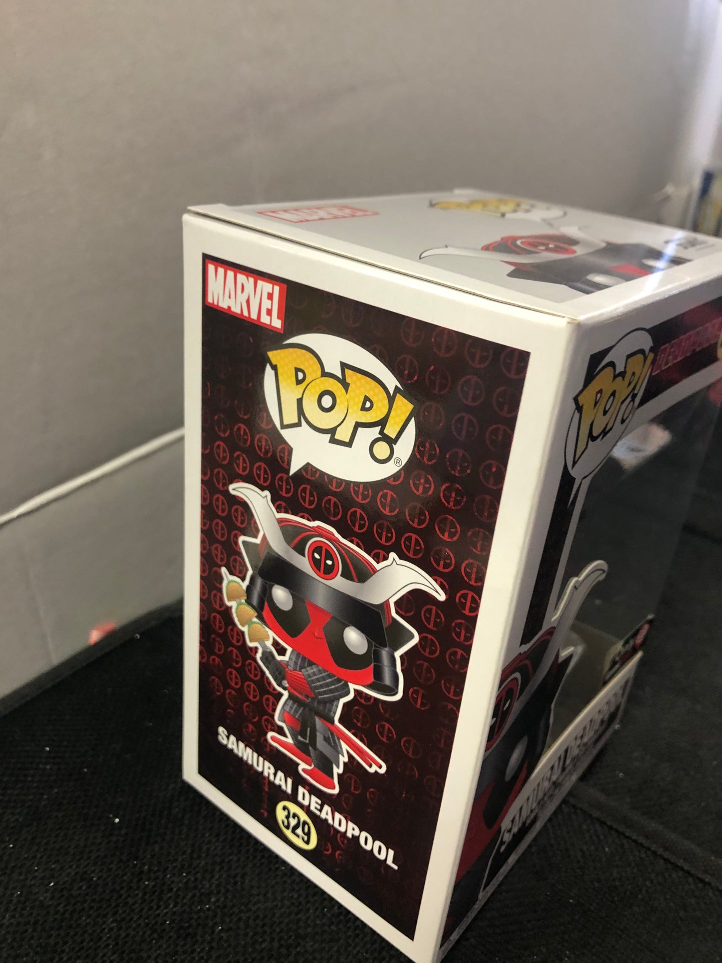 FUNKO POP DEADPOOL # 329 SAMURAI DEADPOOL GAMESTOP EXCLUSIVE GOOD CONDITION