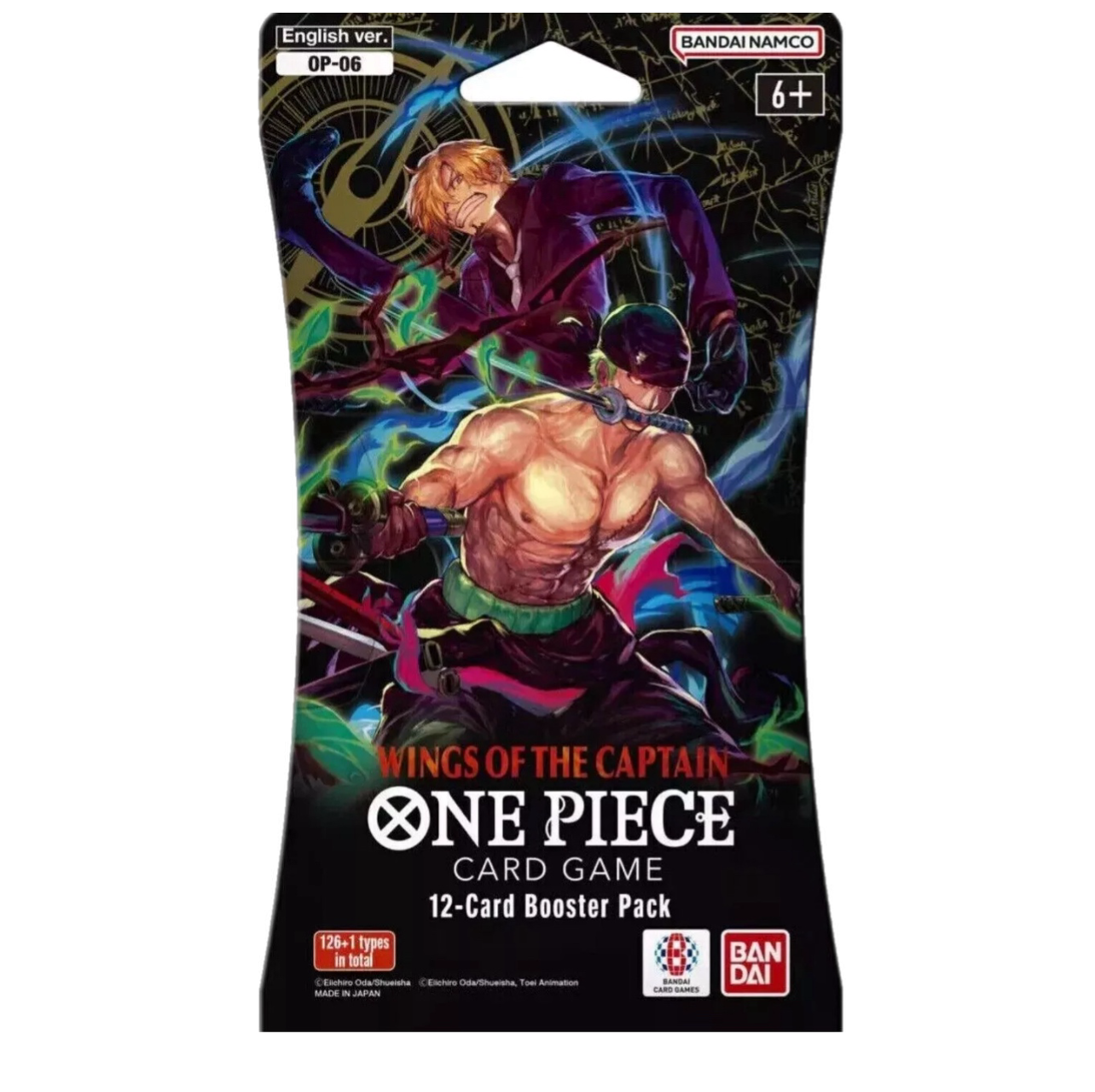 Bandai One Piece Card Game Wings Of The Captain Booster Pack Sleeve