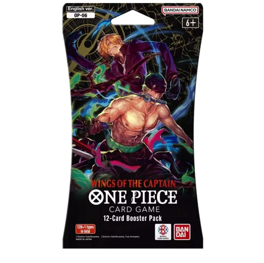 Bandai One Piece Card Game Wings Of The Captain Booster Pack Sleeve