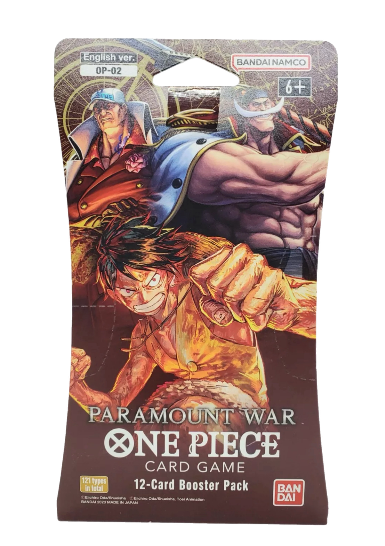 Bandai One Piece Card Game Paramount War Booster Pack Sleeve