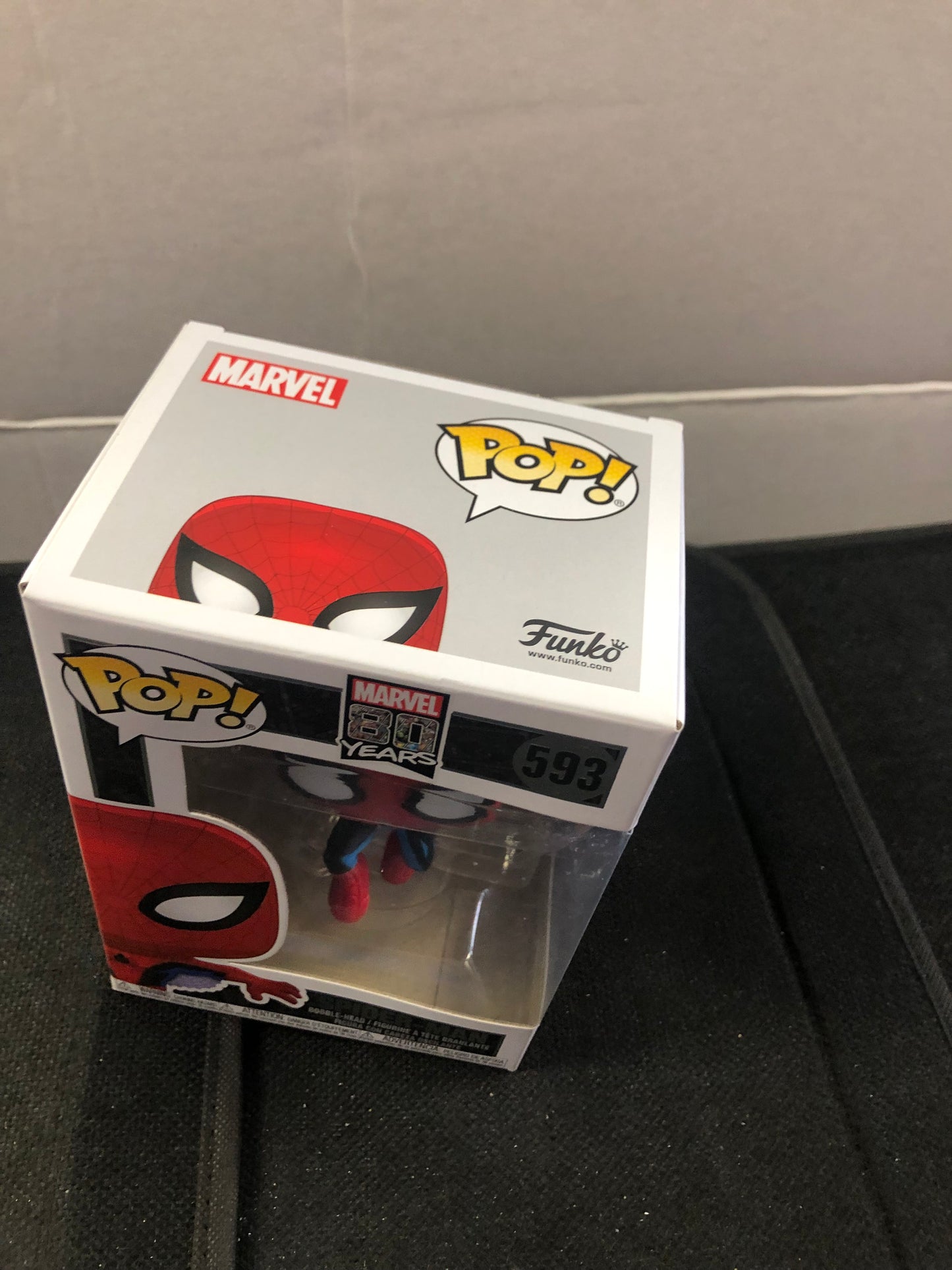 FUNKO POP Marvel 80 YEARS # 593 SPIDER-MAN GOOD CONDITION