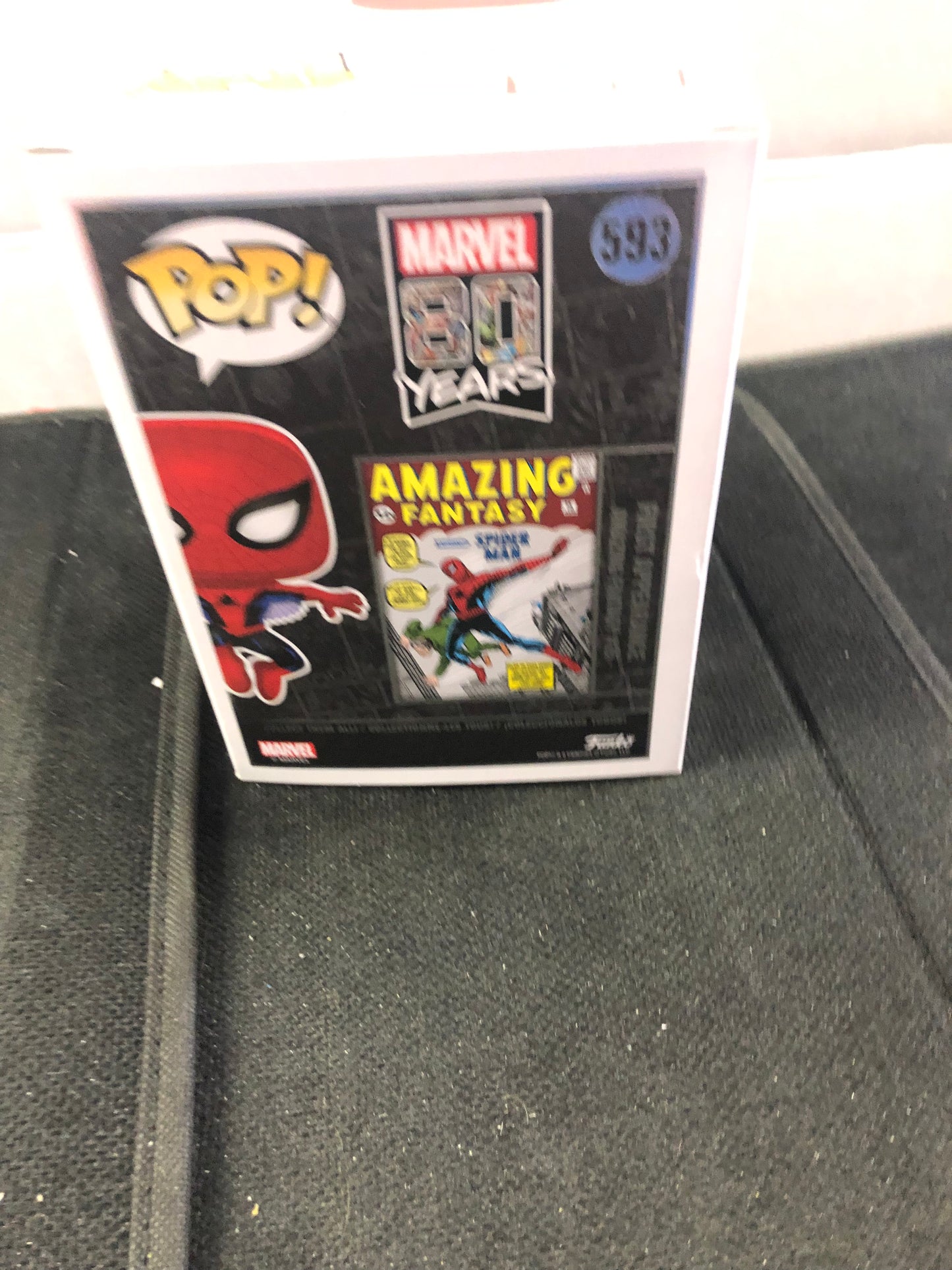 FUNKO POP Marvel 80 YEARS # 593 SPIDER-MAN GOOD CONDITION