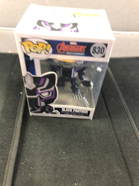 FUNKO POP AVENGERS MECHSTRIKE # 830 BLACK PANTHER GOOD CONDITION