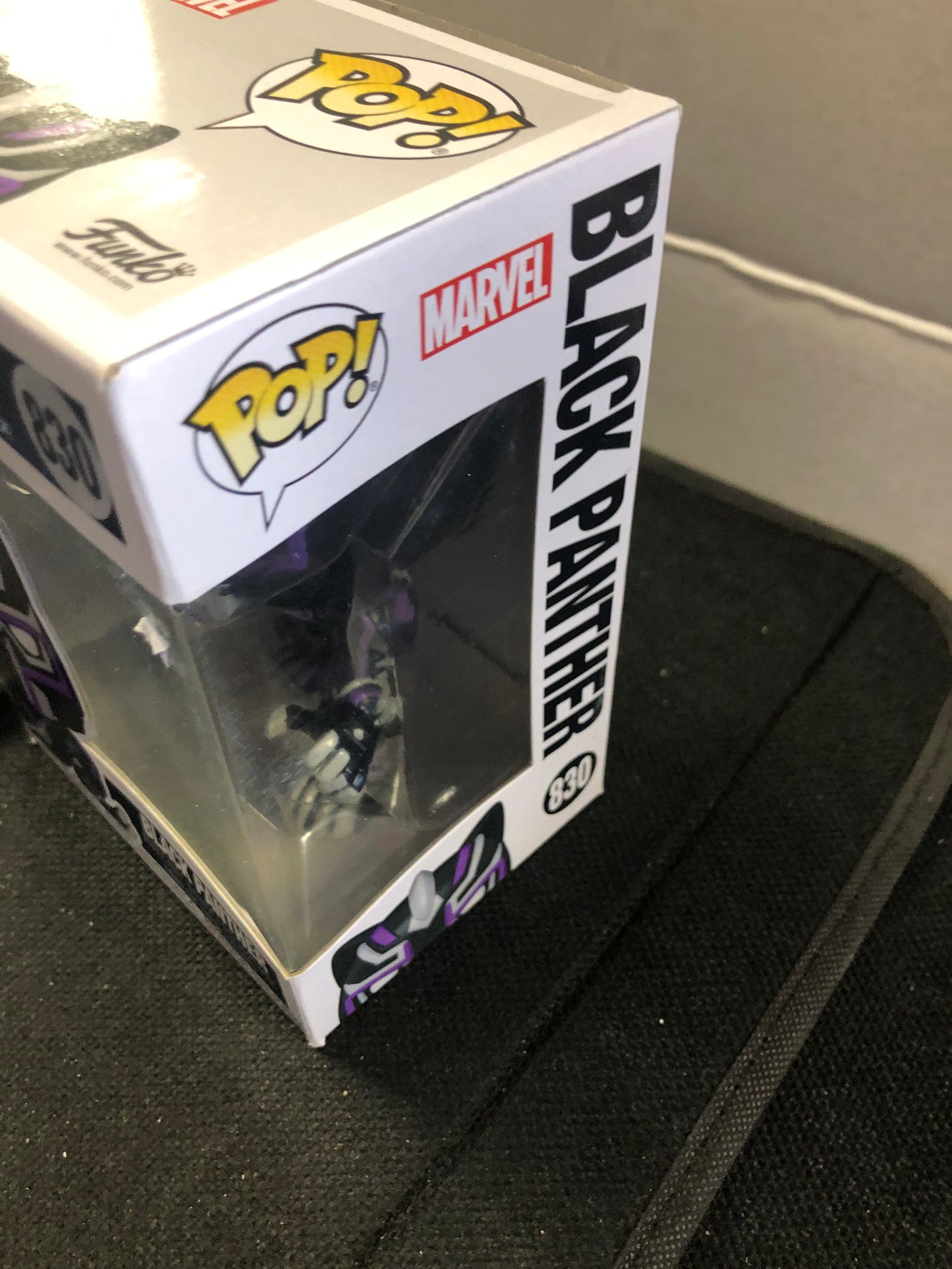 FUNKO POP AVENGERS MECHSTRIKE # 830 BLACK PANTHER GOOD CONDITION