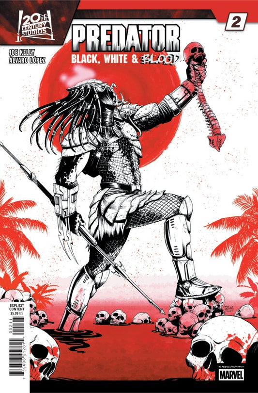 MARVEL COMICS PREDATOR BLACK, WHITE, & BLOOD #2