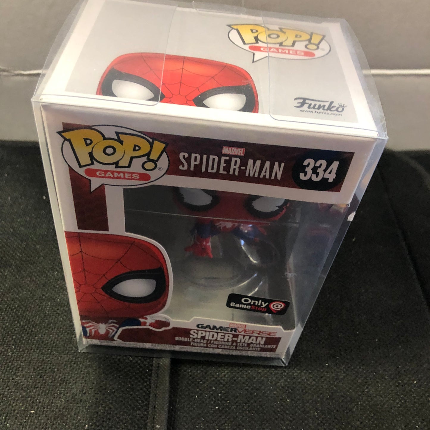 FUNKO POP POP GAMES SPIDER-MAN #34 GAMEVERSE SPIDER-MAN GAMESTOP EXCLUSIVE GOOD CONDITION