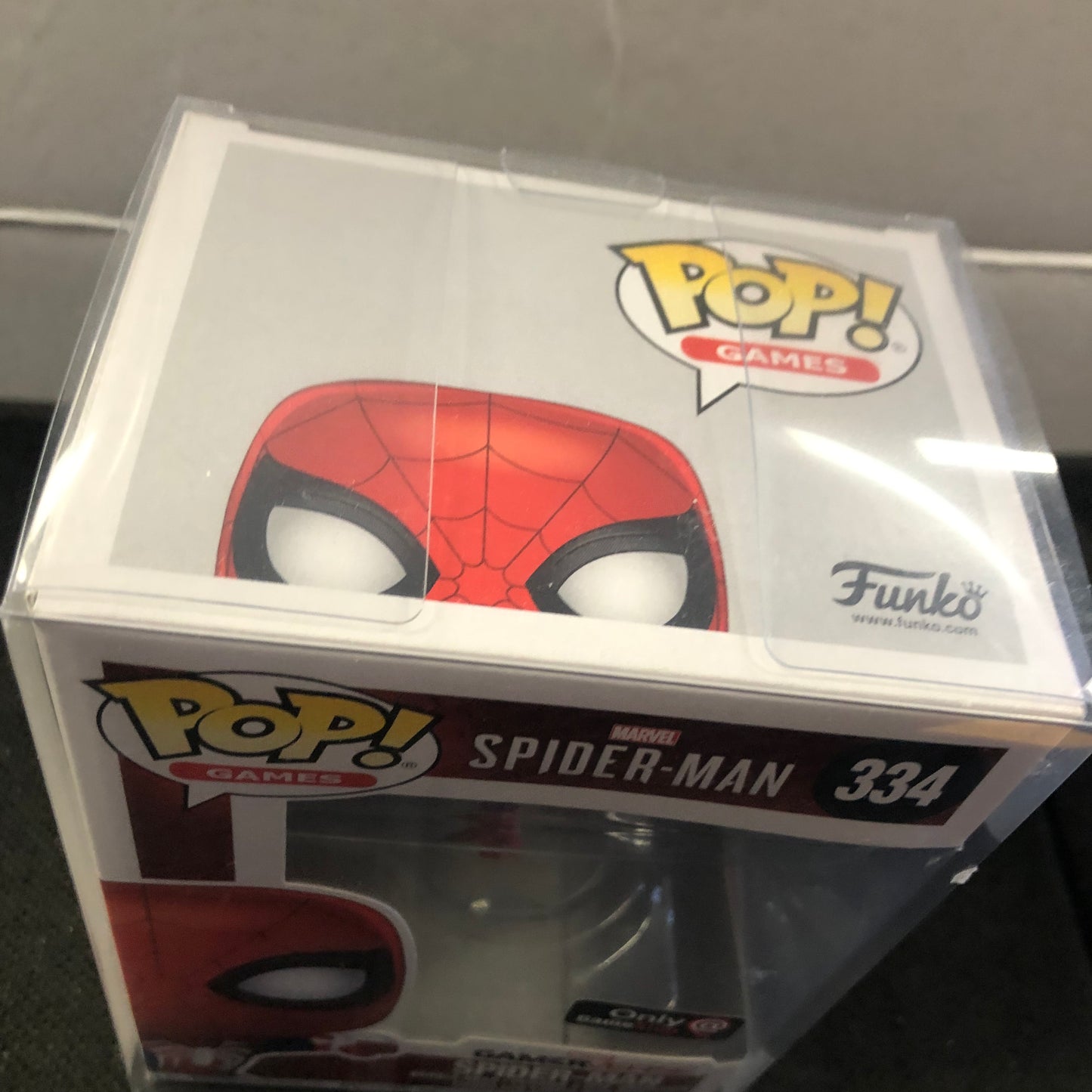 FUNKO POP POP GAMES SPIDER-MAN #34 GAMEVERSE SPIDER-MAN GAMESTOP EXCLUSIVE GOOD CONDITION