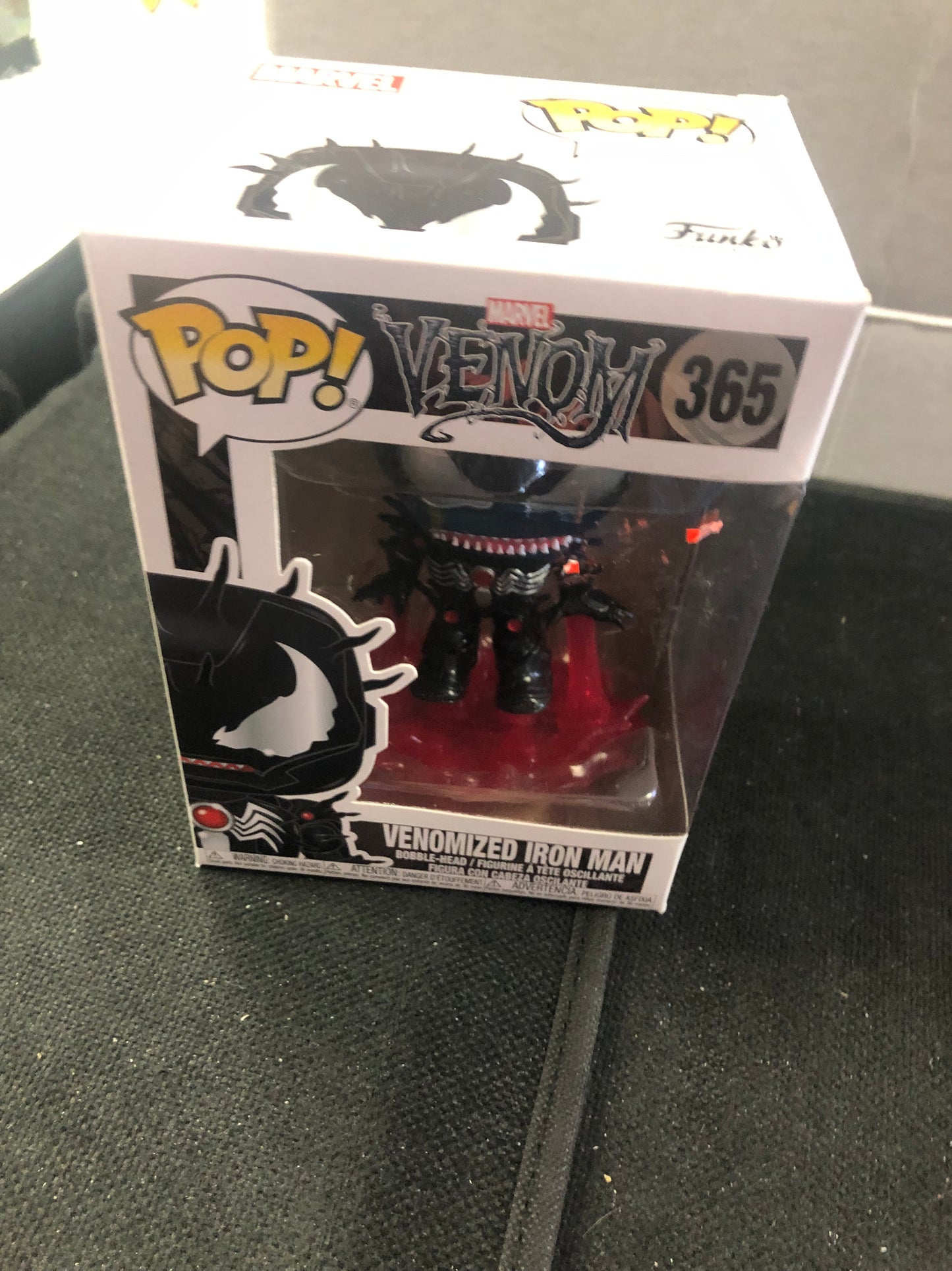 FUNKO POP VENOM # 365 VENOMIZED IRON MAN GOOD CONDITION