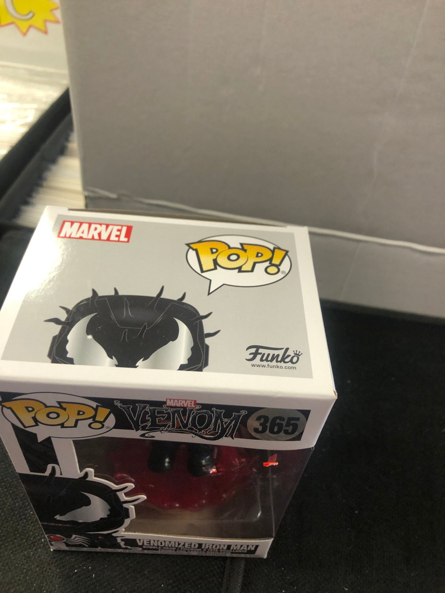 FUNKO POP VENOM # 365 VENOMIZED IRON MAN GOOD CONDITION