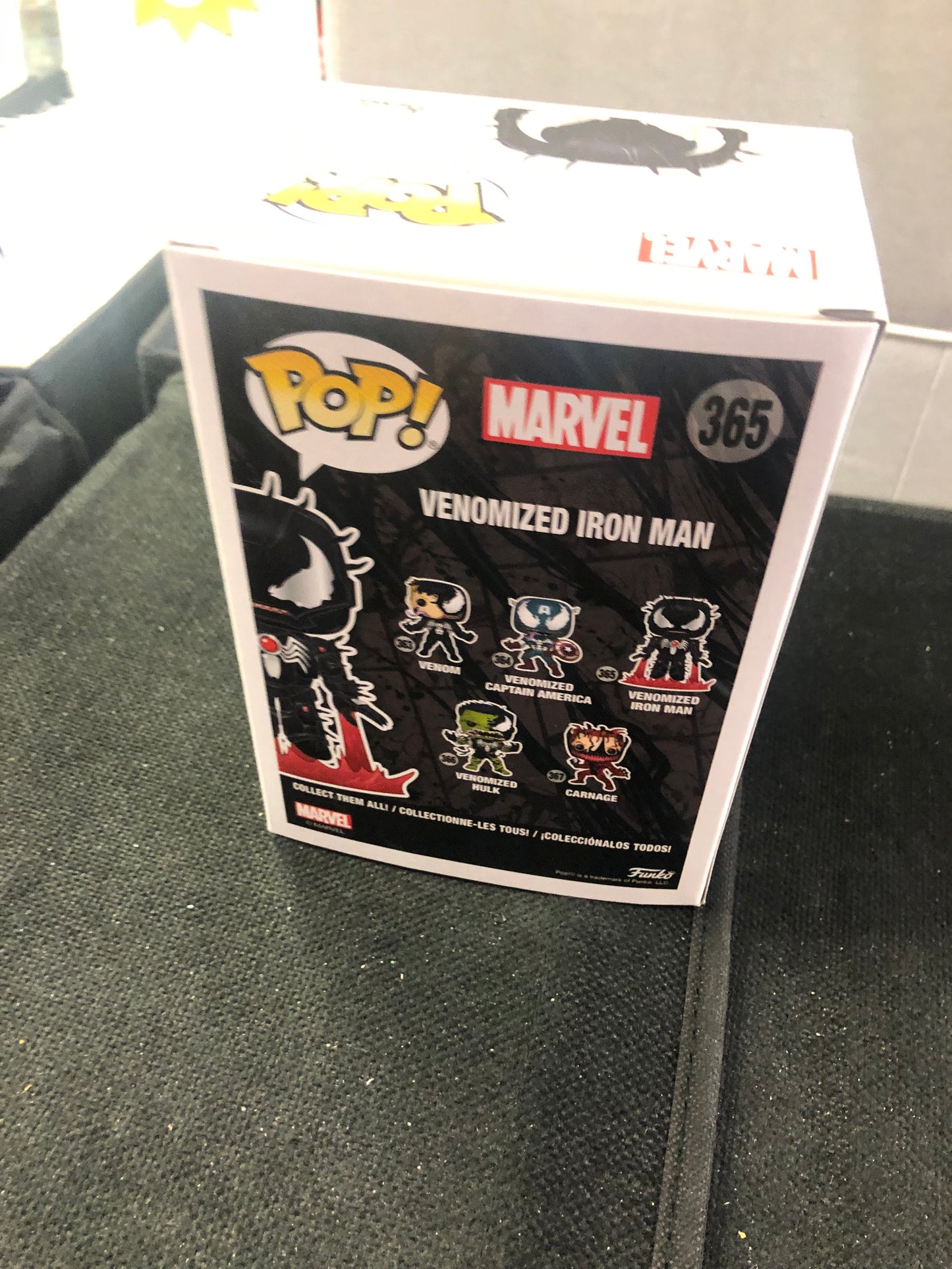 FUNKO POP VENOM # 365 VENOMIZED IRON MAN GOOD CONDITION