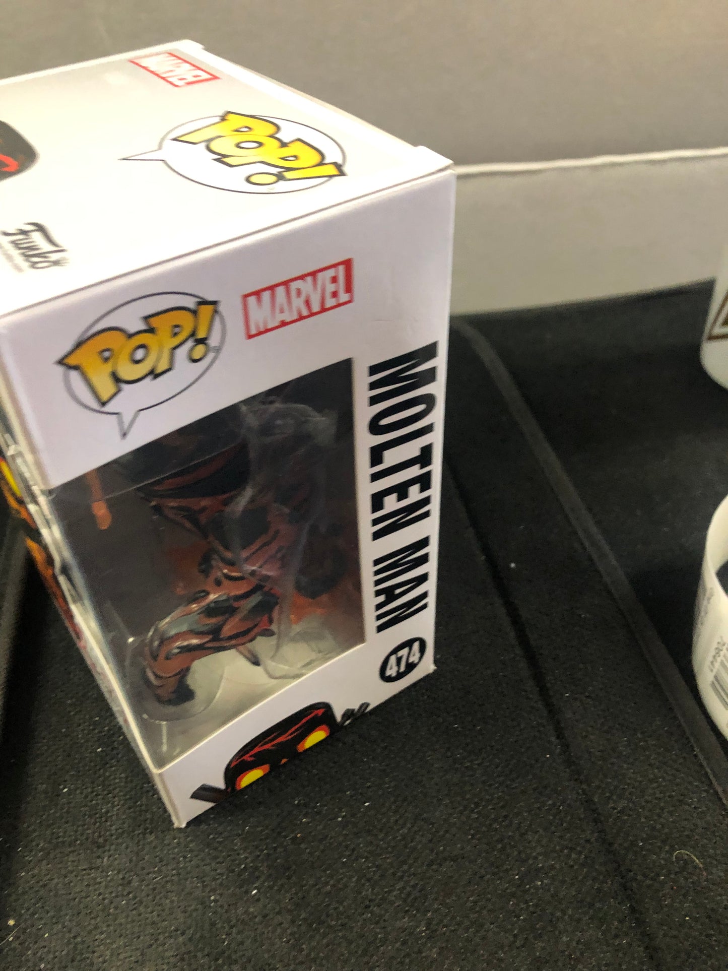 FUNKO POP SPIDER-MAN FAR FROM HOME #474 MOLTEN MAN GOOD CONDITION