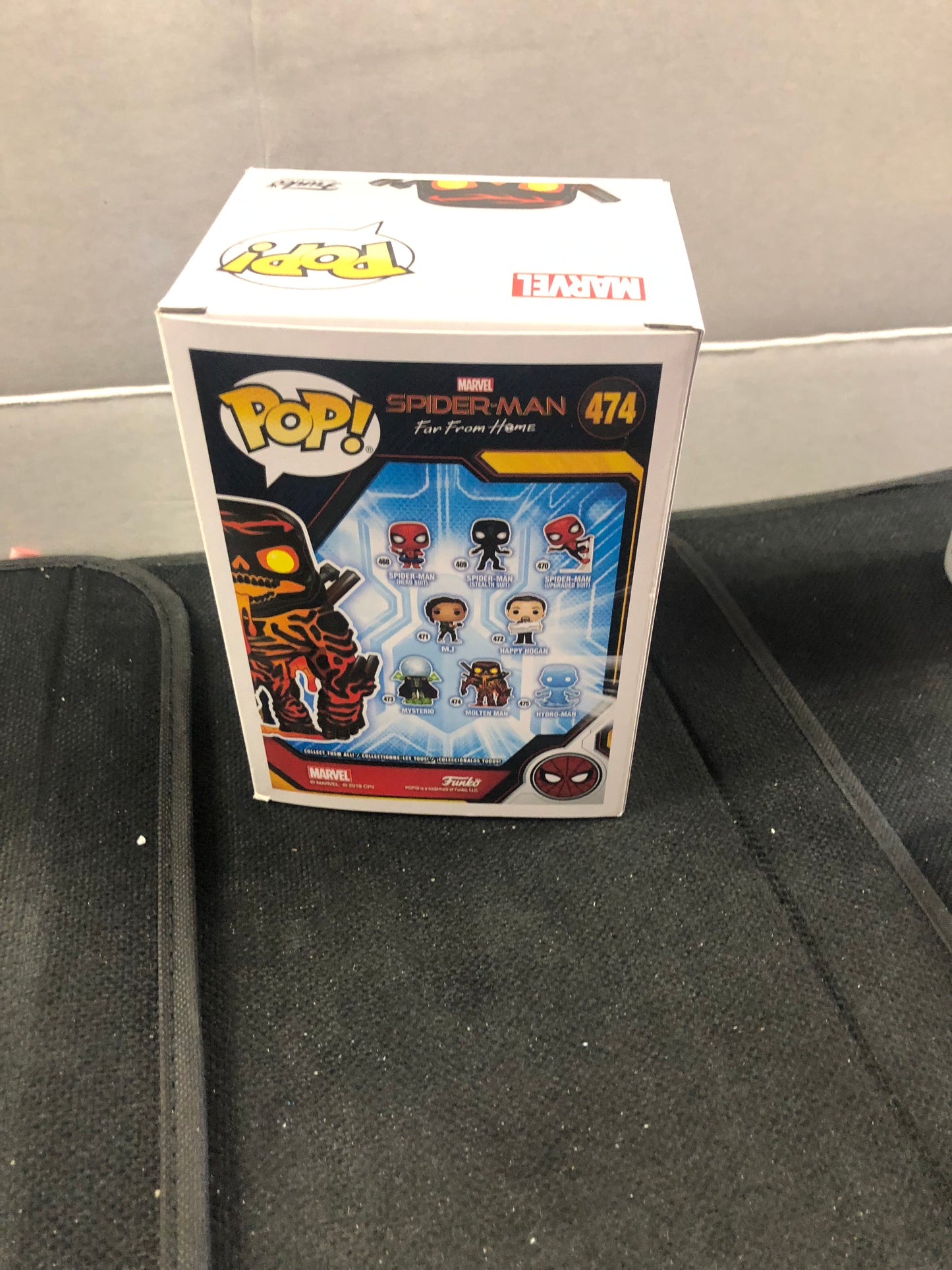 FUNKO POP SPIDER-MAN FAR FROM HOME #474 MOLTEN MAN GOOD CONDITION