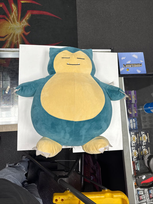 Pokémon Center Official – RARE 24” Snorlax Plush Oversized Collectible