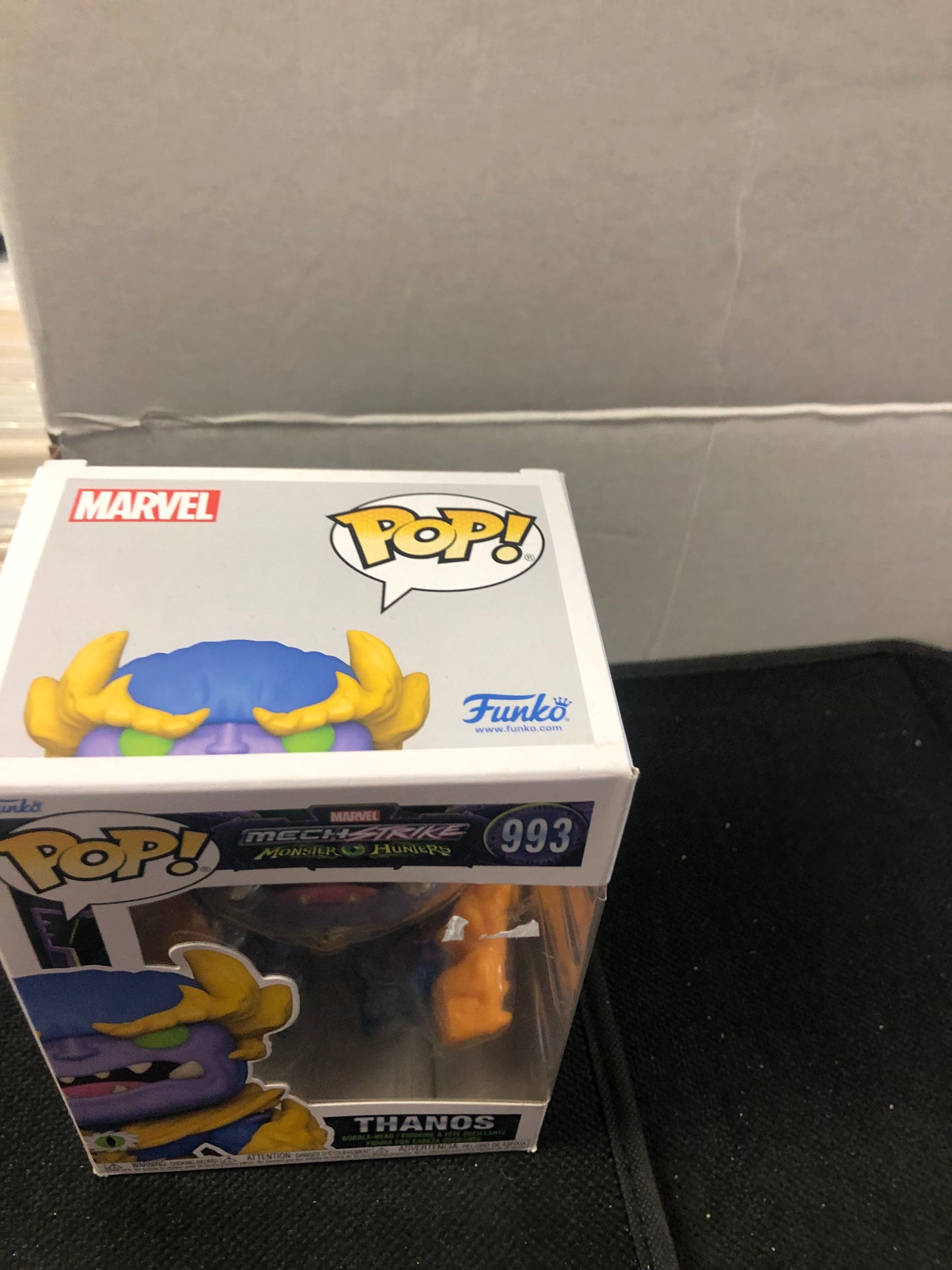 FUNKO POP MECHSTRIKE MONSTER HUNTERS #993 THANOS GOOD CONDITION