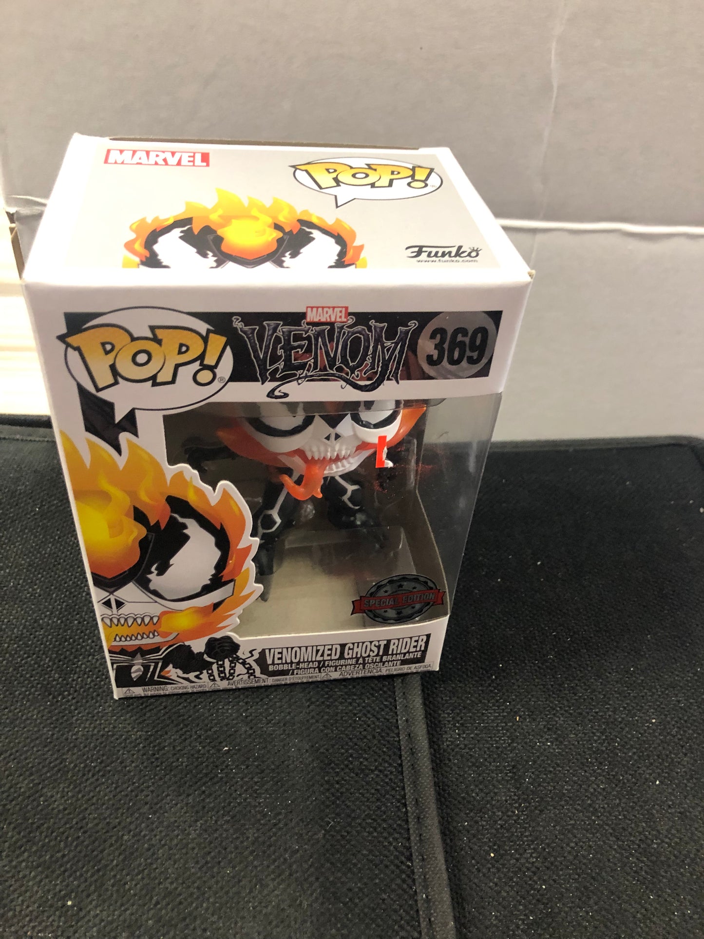 FUNKO POP VENOM # 369 VENOMIZED GHOST RIDER SPECIAL EDITION GOOD CONDITION