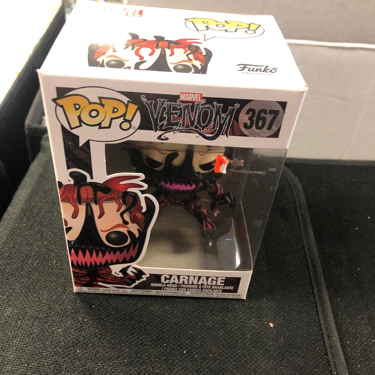 FUNKO POP VENOM # 367 CARNAGE GOOD CONDITION